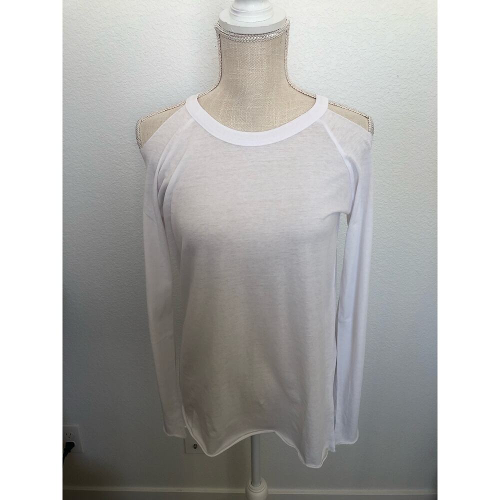 Chaser Vintage Collection Paper Thin Cold Shoulder Long Sleeve - M